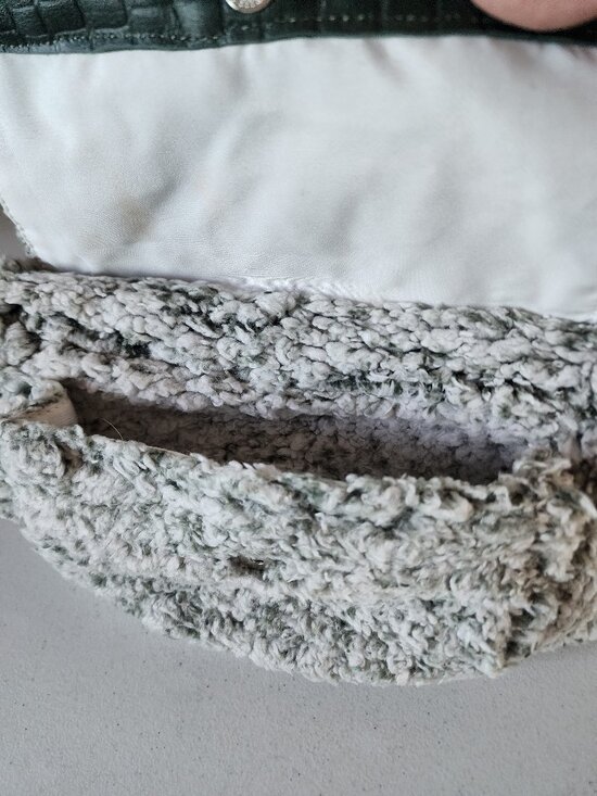 Free People Faux Fur Sling Bag "NEW" - Picture 4 of 15